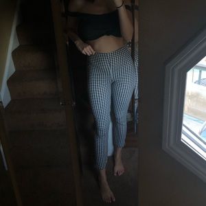 NEW Gingham Scuba Knit Trousers